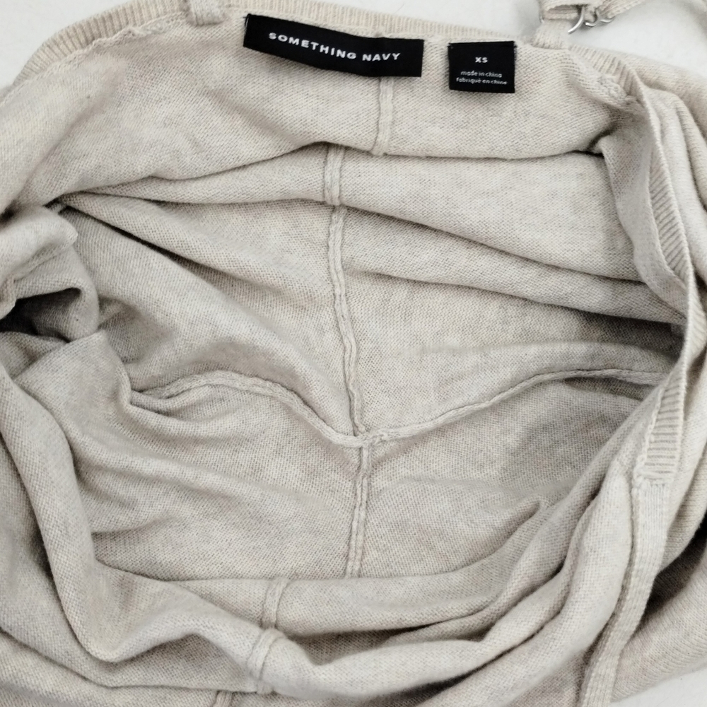 Something Navy Cotton‎ Jumpsuit Oatmeal - Picture 14 of 16